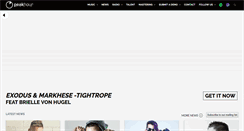 Desktop Screenshot of peakhourartists.com